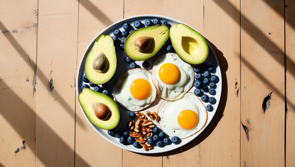 A brain-healthy breakfast rich in omega-3s, antioxidants, and healthy fats